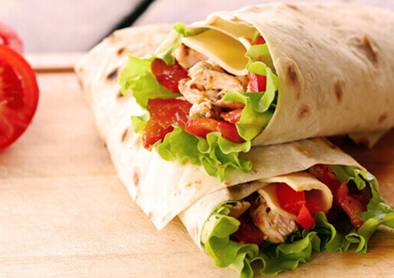 墨西哥饼，面团分块滚圆，热压墨西哥饼